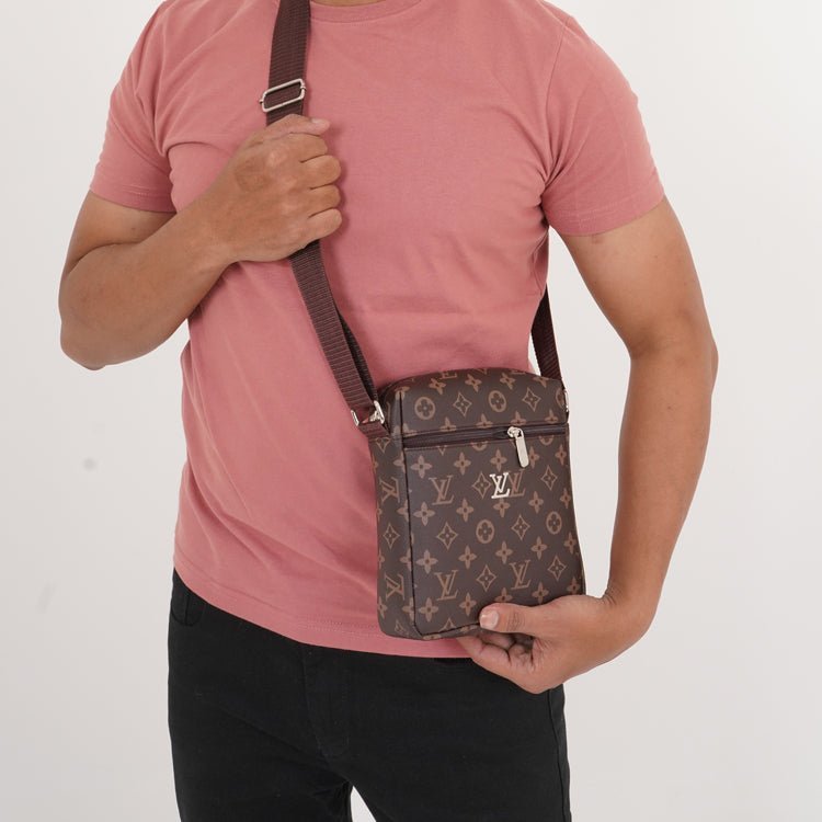 Luxury Unisex Textured Crossbody Bag – A Timeless Investment - Karobaar