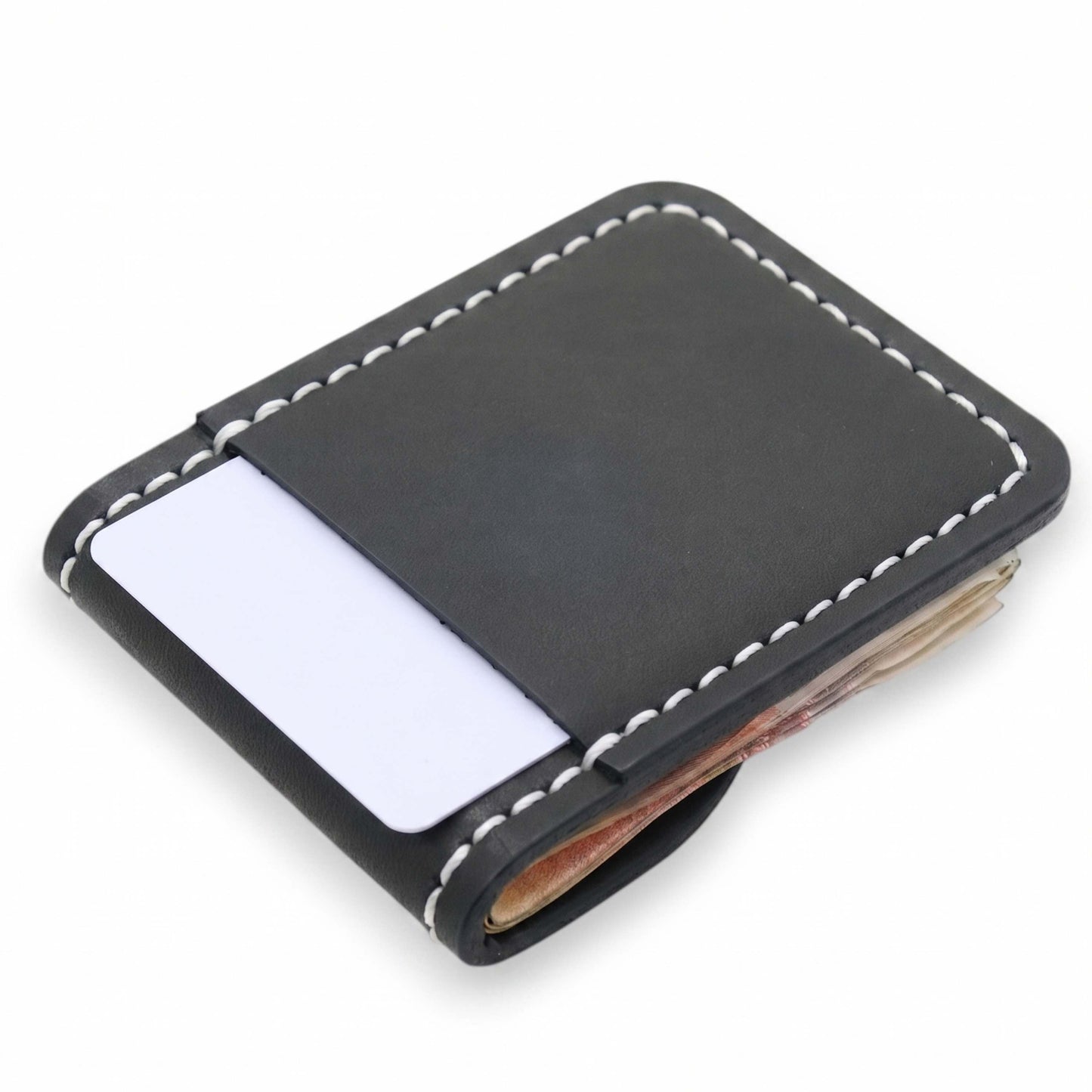 Magna Rico slim wallet black leather card slots open men Pakistan