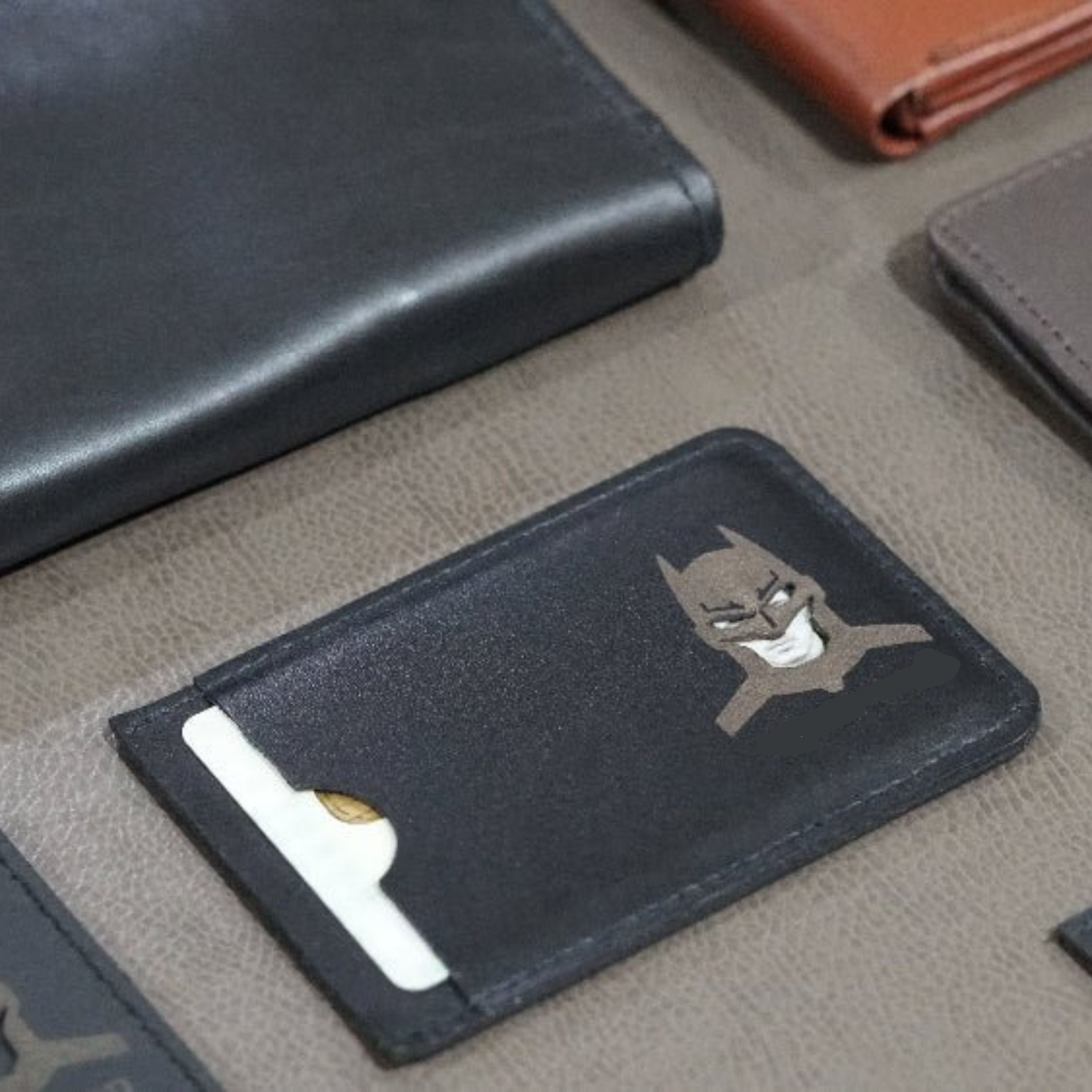 BatPass™ – Premium Leather Batman ID Card Holder - Karobaar