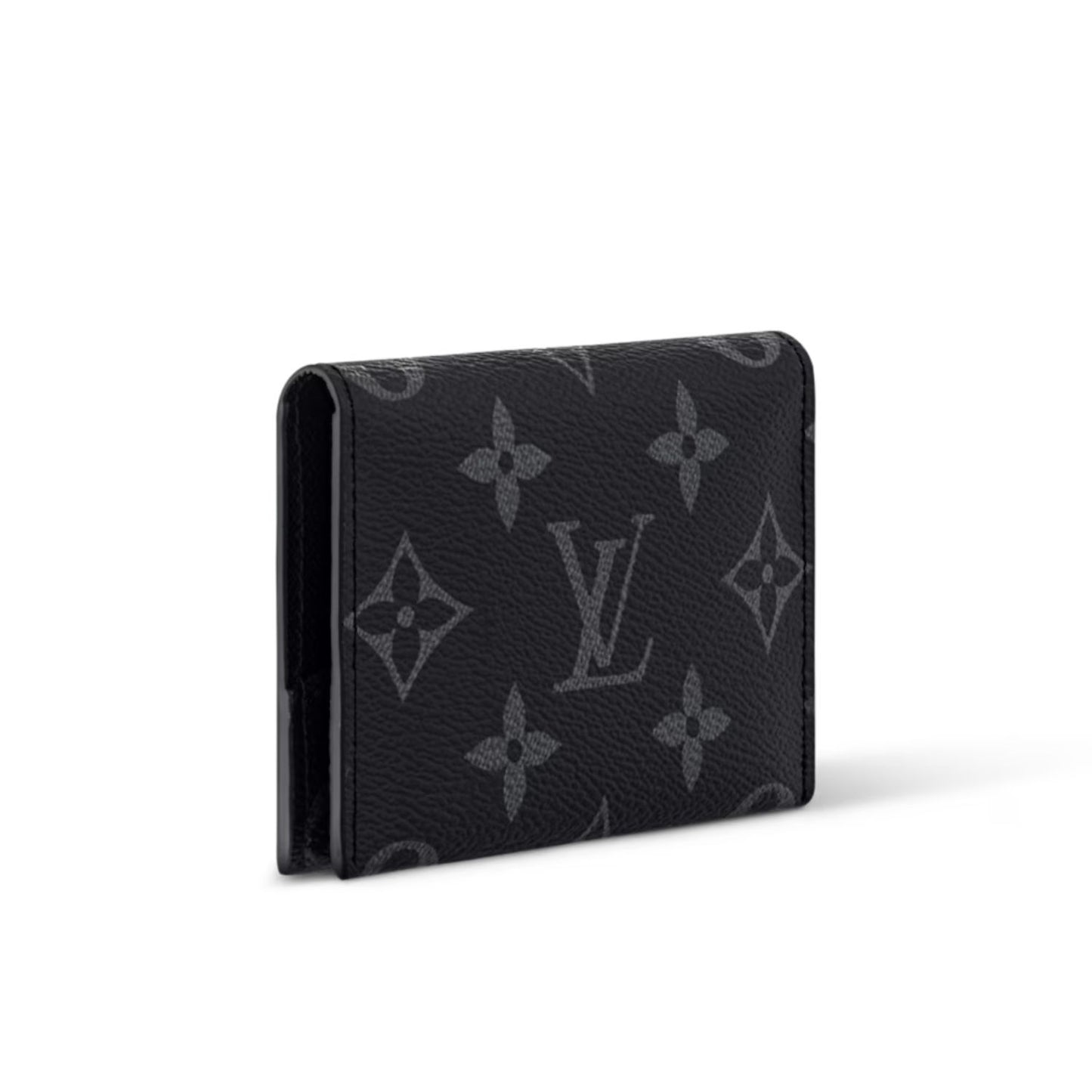 Monogram Eclipse Slim Wallet – Rexin Canvas with 4 Card Slots - Karobaar