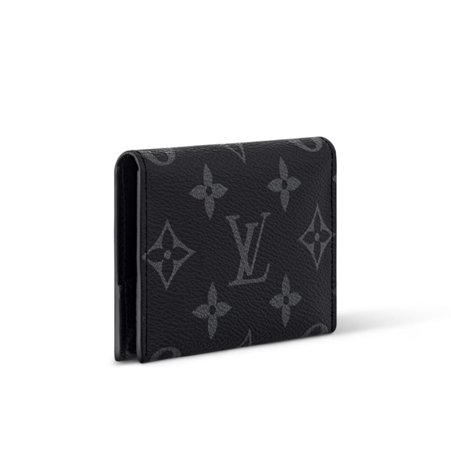 Monogram Eclipse Slim Wallet – Rexin Canvas with 4 Card Slots - Karobaar