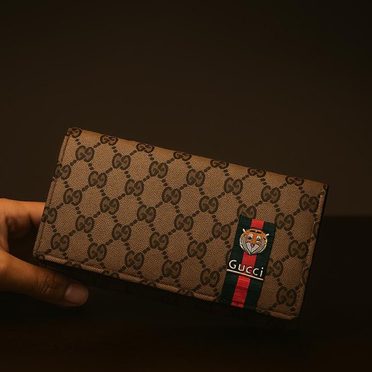 Luxe Monogram Clutch Wallet – Designed for Her - Karobaar